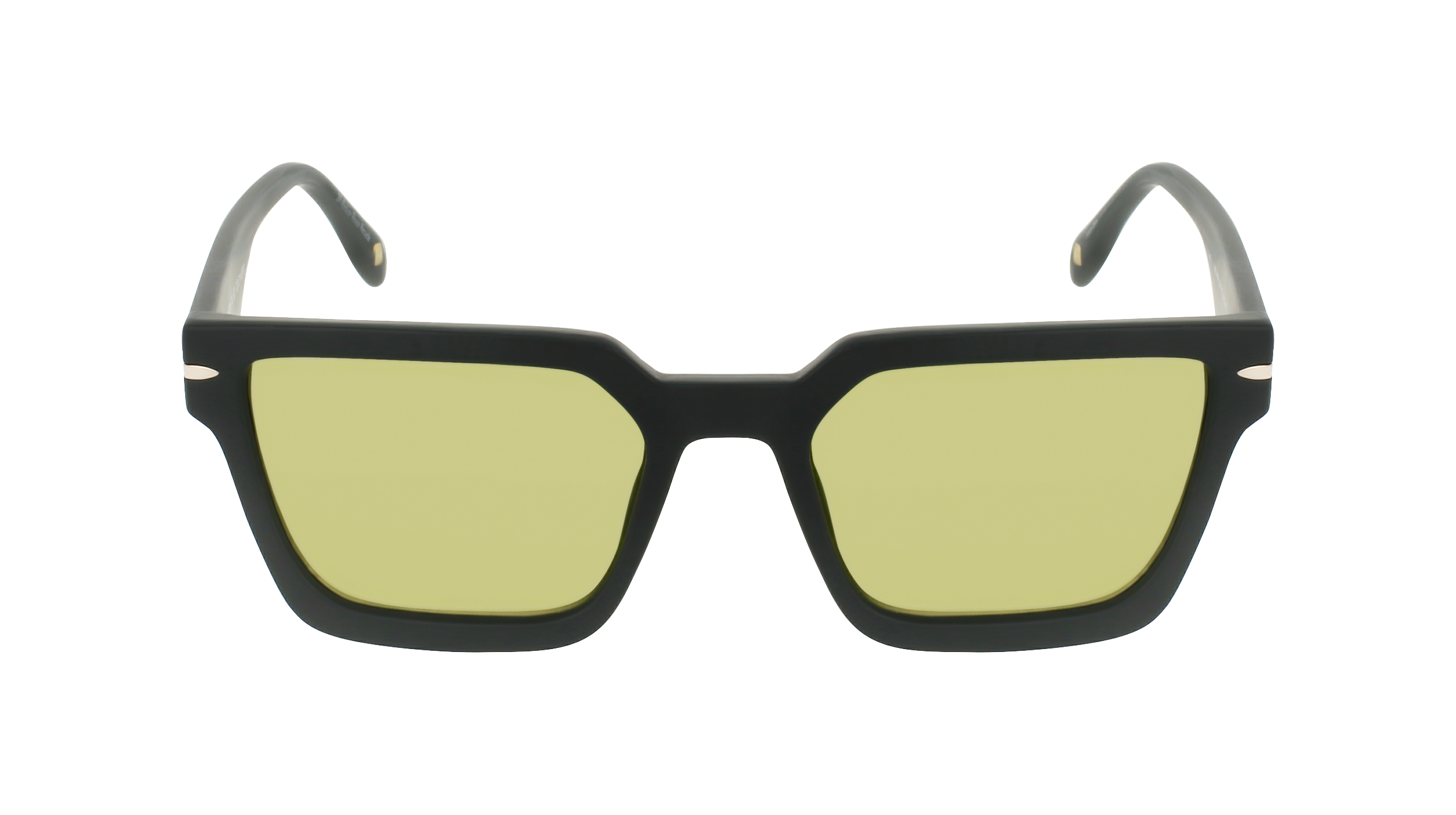 BISCAYNE - Matte Black Rectangle Sunglasses