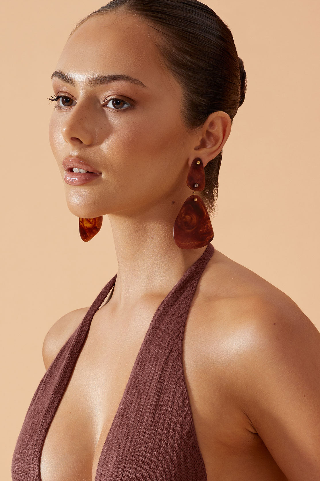 Senso Earrings | tortoise