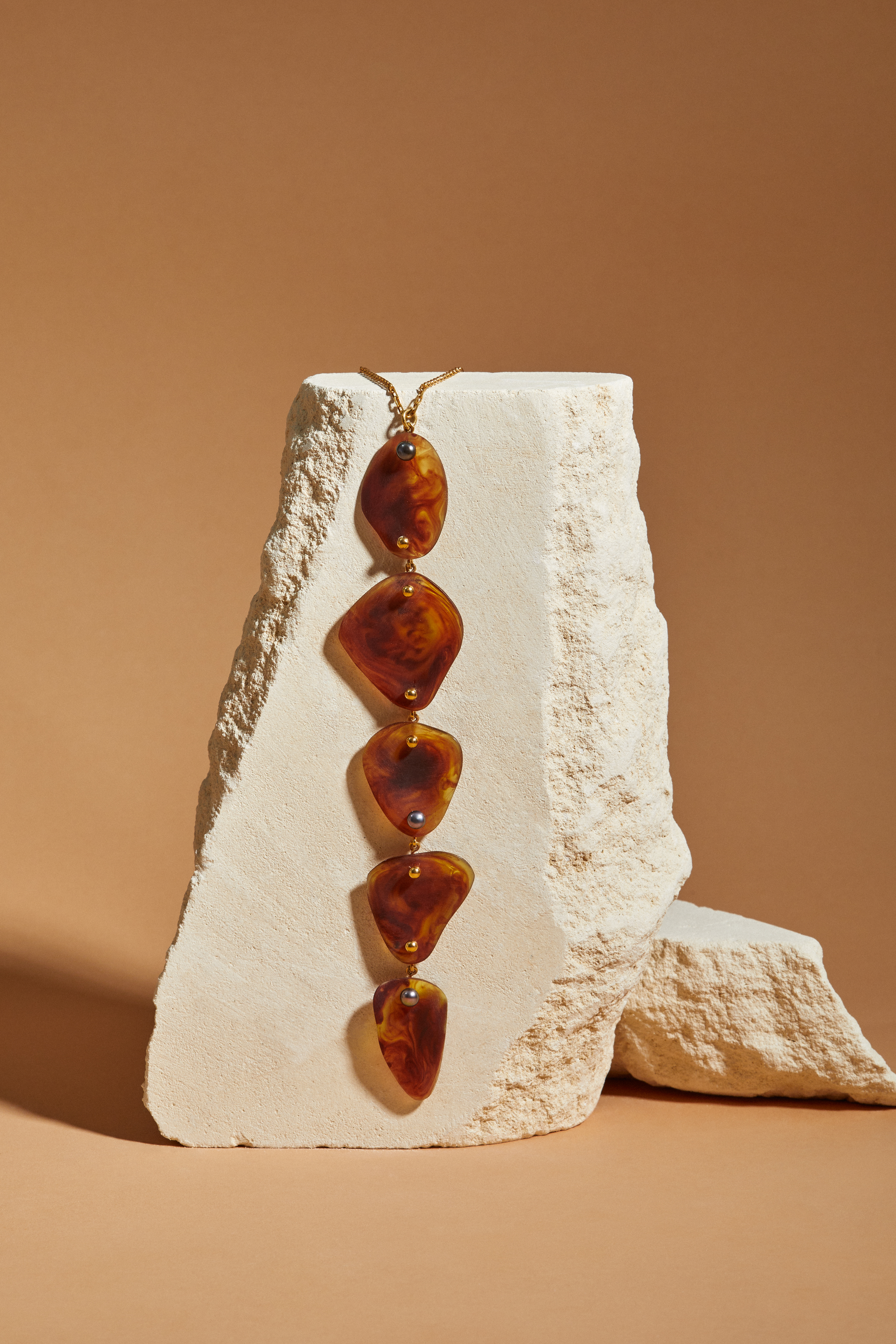 Senso Drop Necklace | tortoise
