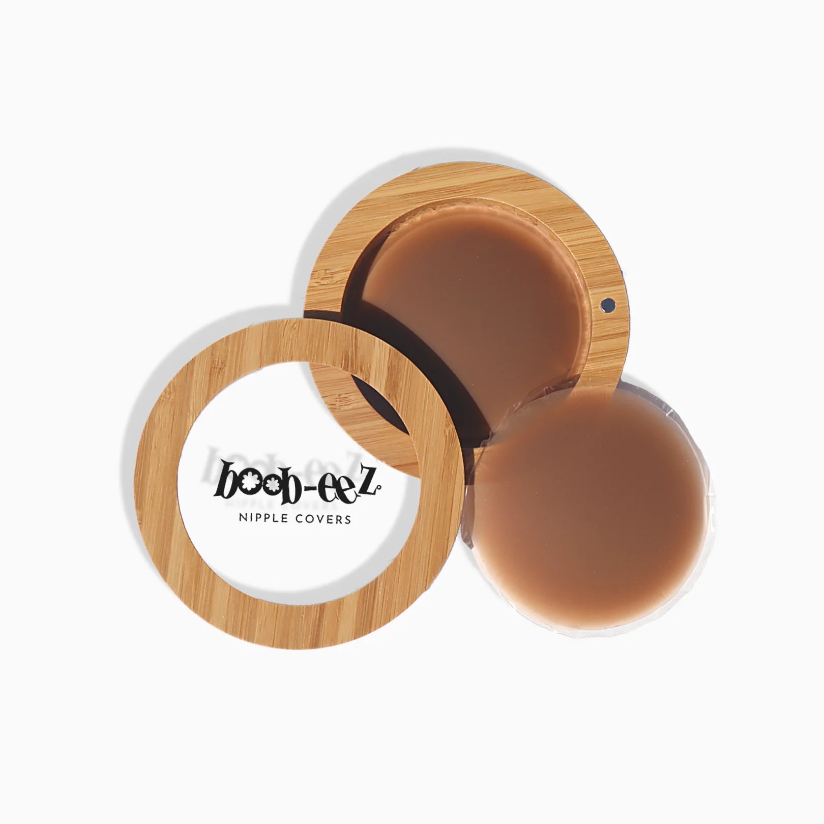 Boob-eez- Bamboo Compact + "Headlight" Hiders - 8cm