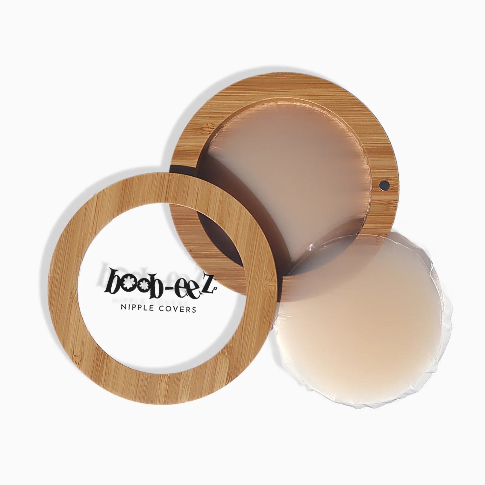 Boob-eez- Bamboo Compact + "Headlight" Hiders - 8cm