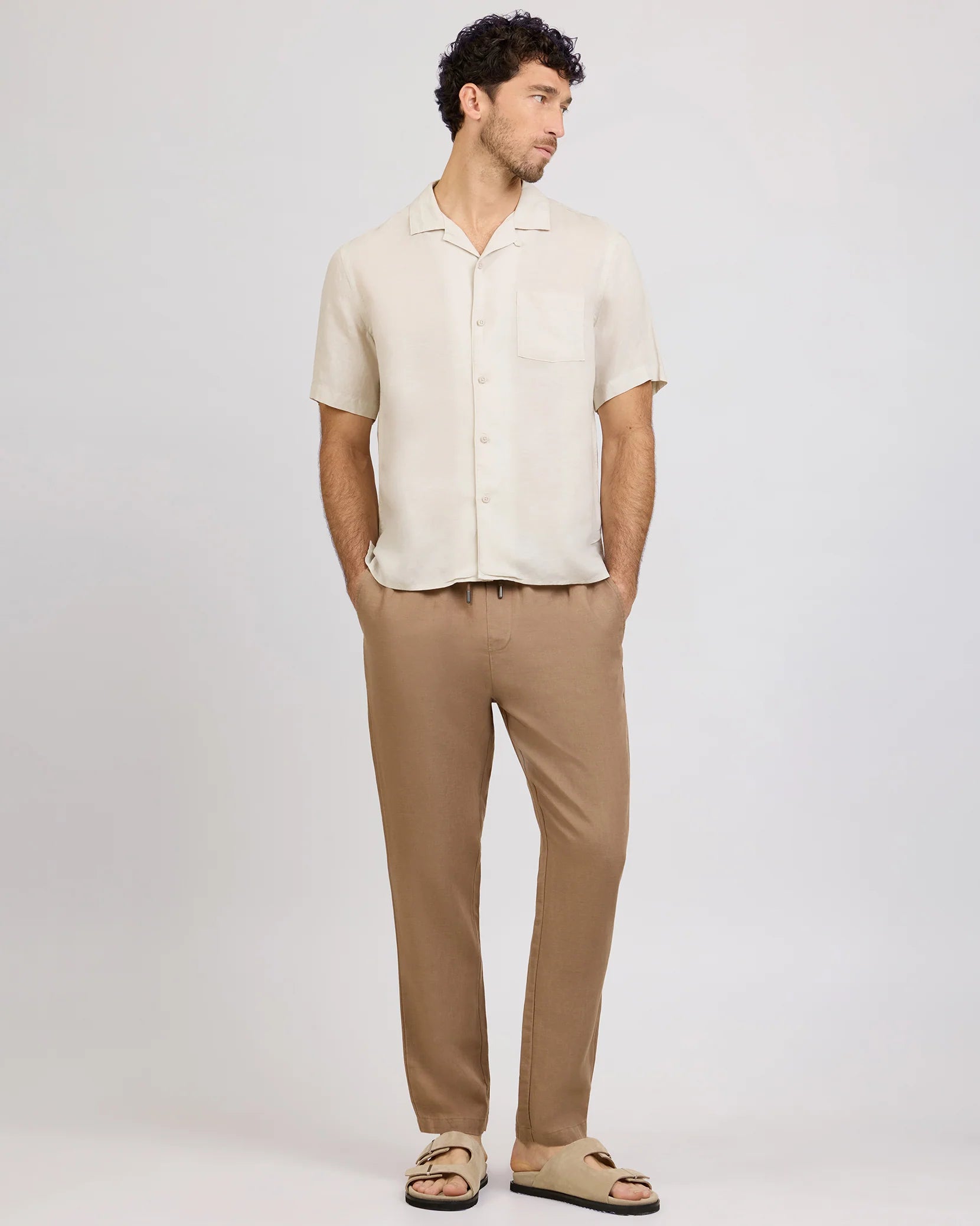 Onia Air Linen Pull On Pant