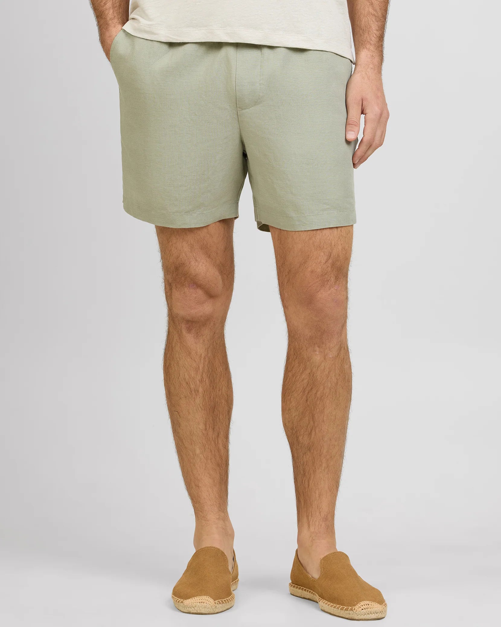 Onia Air Linen Pull-on Short 6"