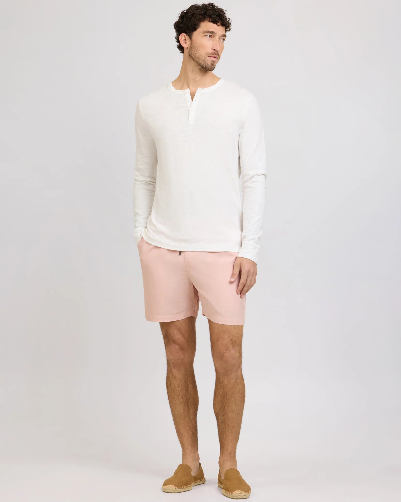 Onia Air Linen Pull-on Short 6"