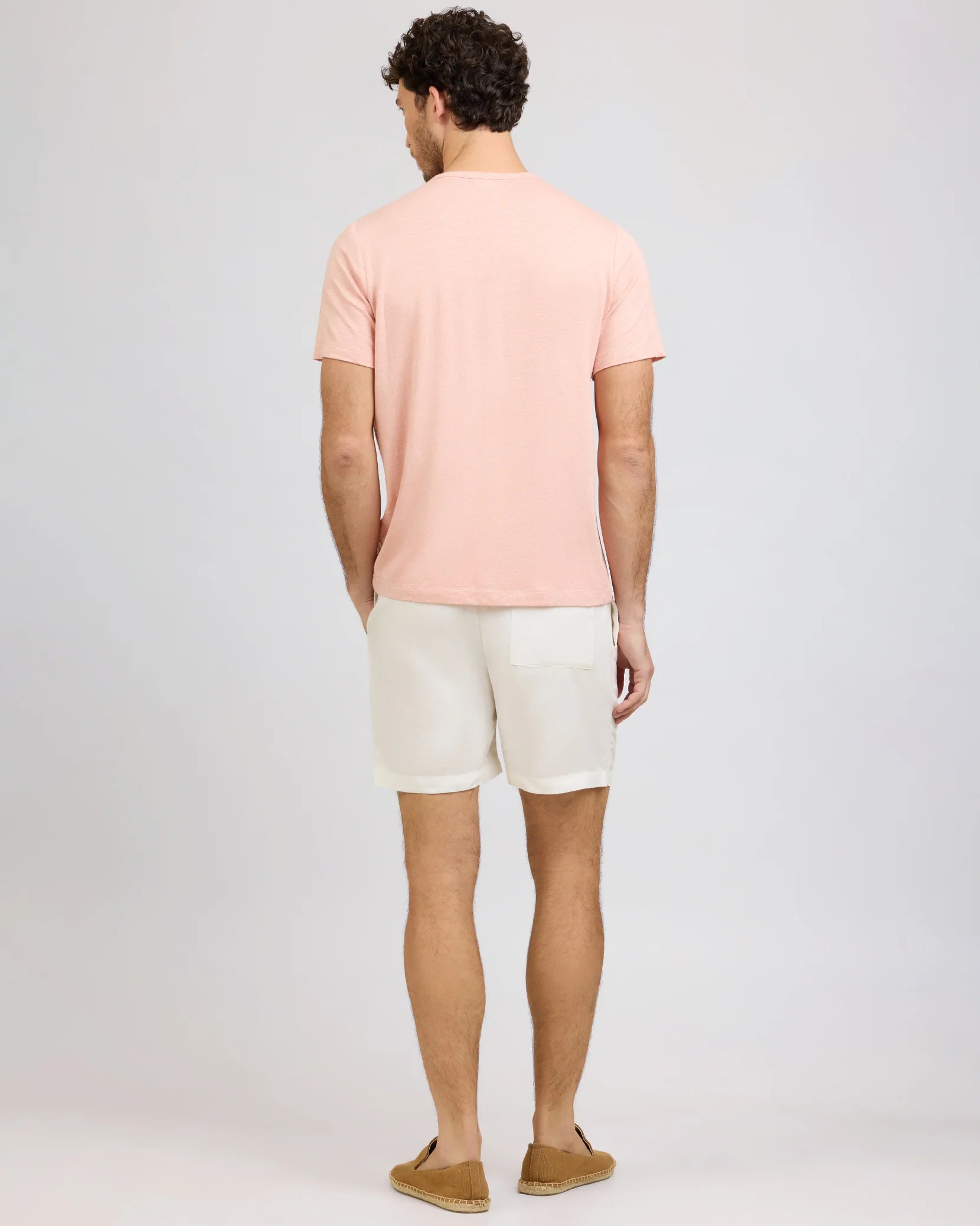 Onia Stretch Linen Crewneck Tee