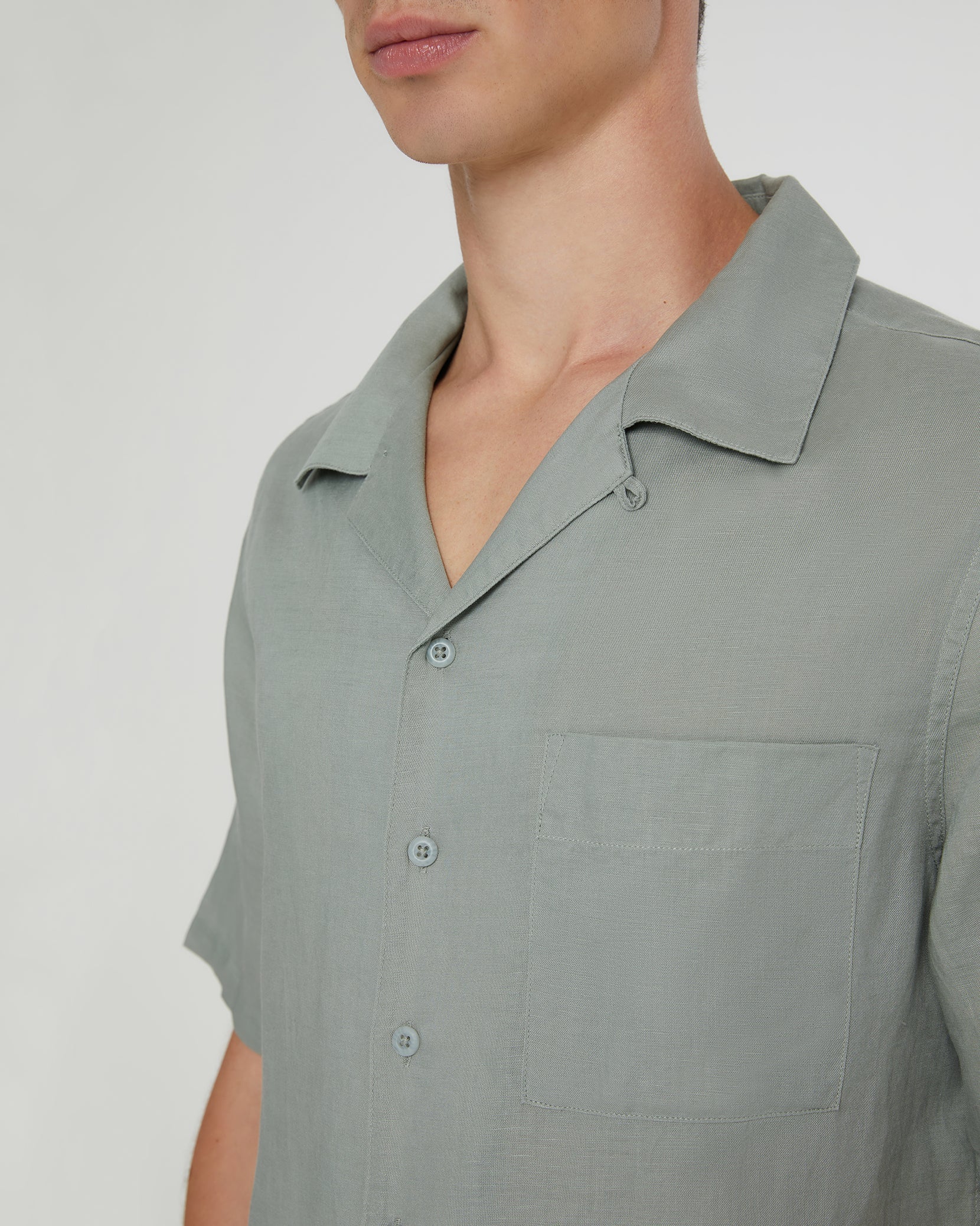 Onia Air Linen Convertible Vacation Shirt