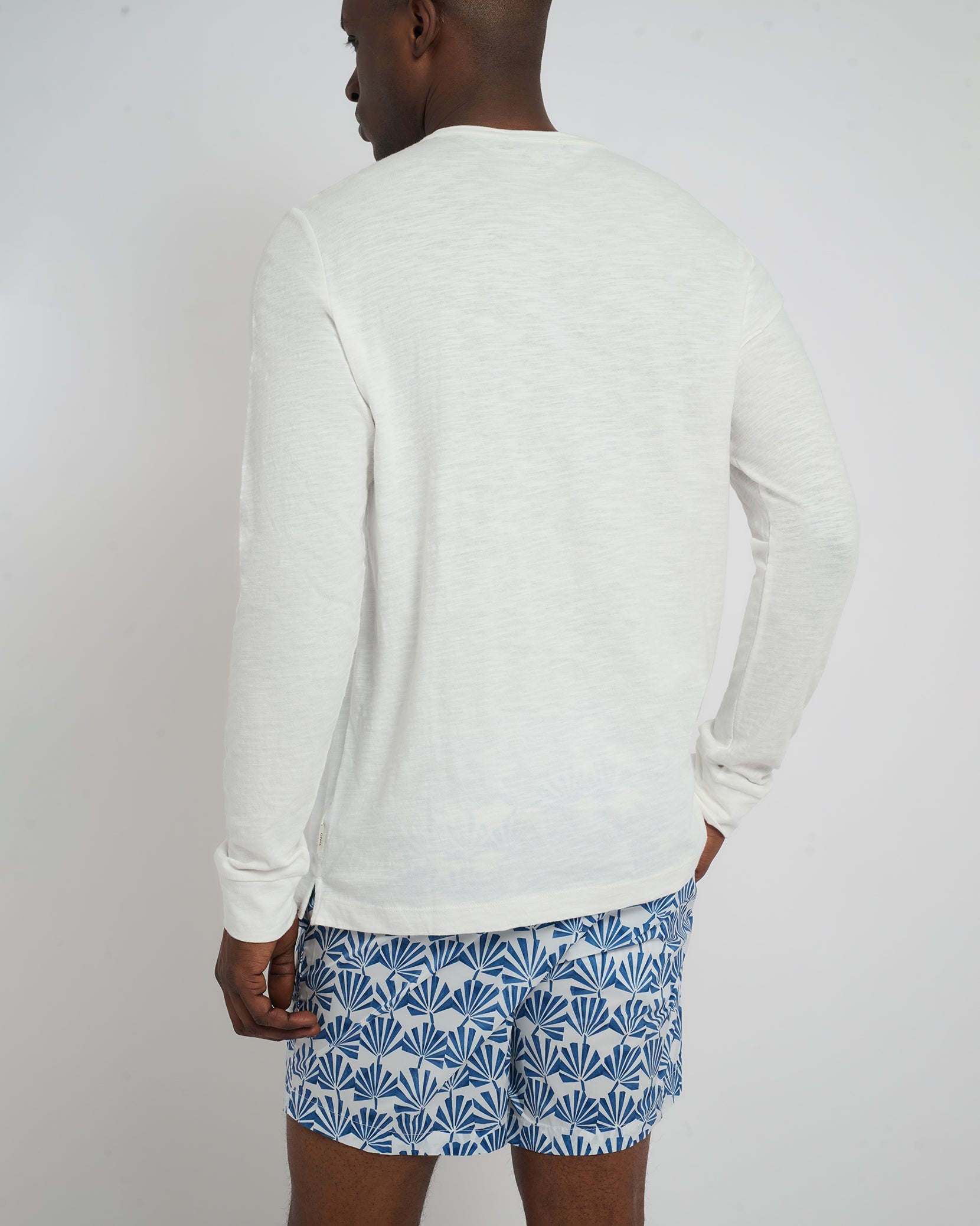 Long Sleeve Slub Henley