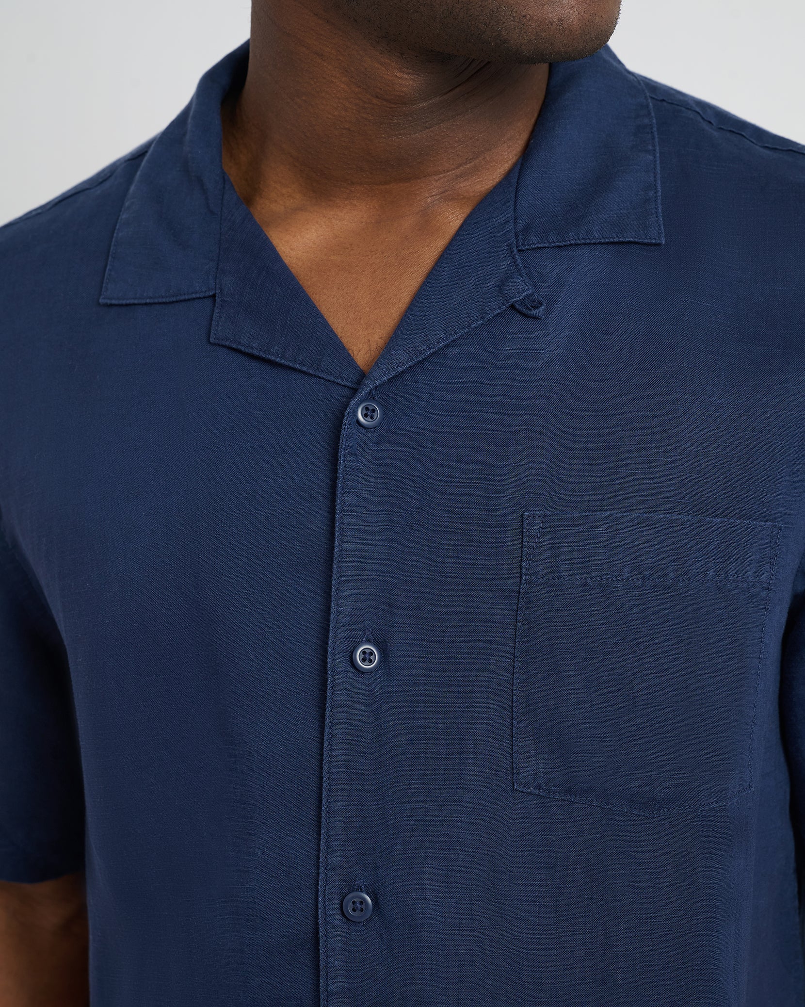 Onia Air Linen Convertible Vacation Shirt