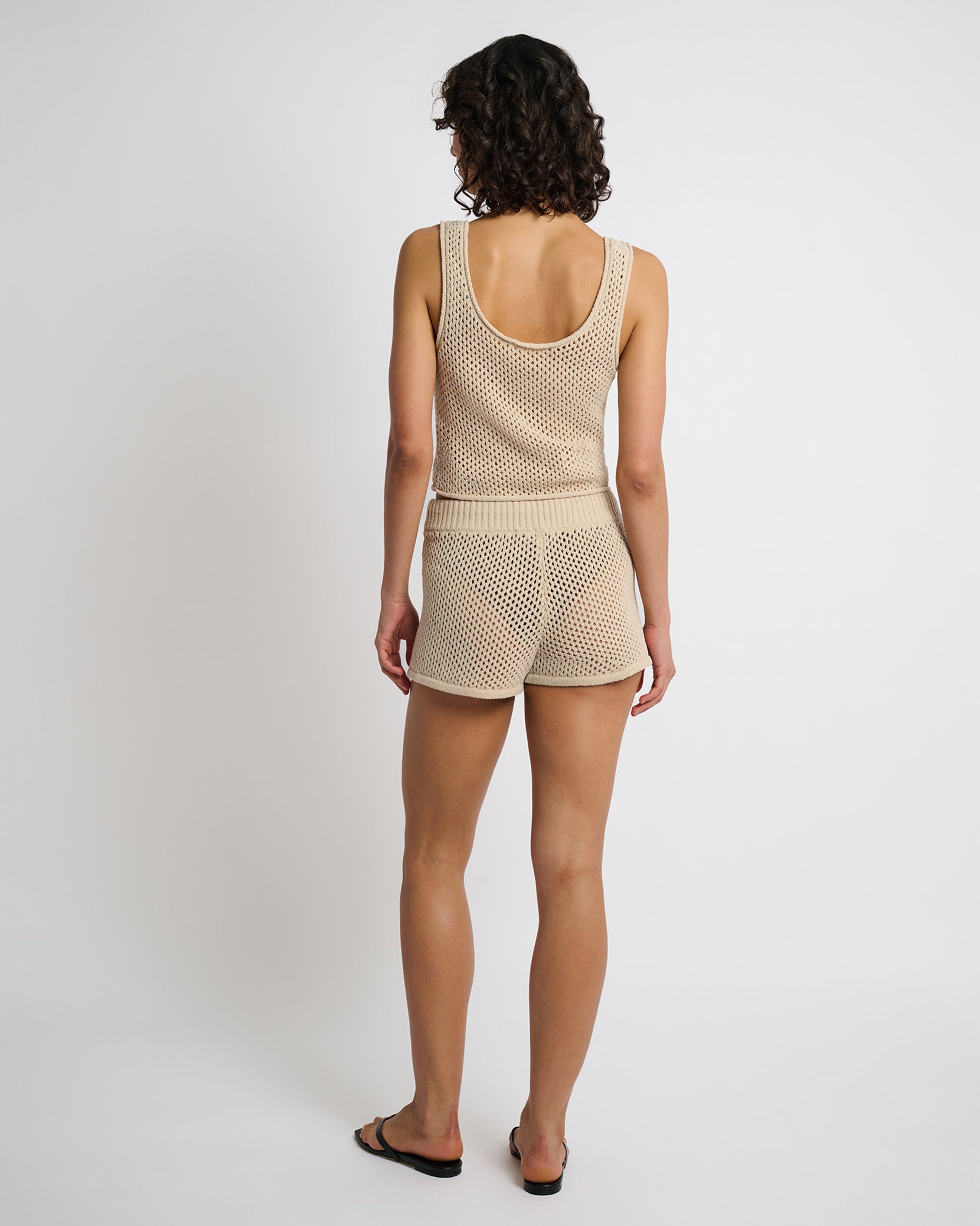 Crochet Knit Micro Short