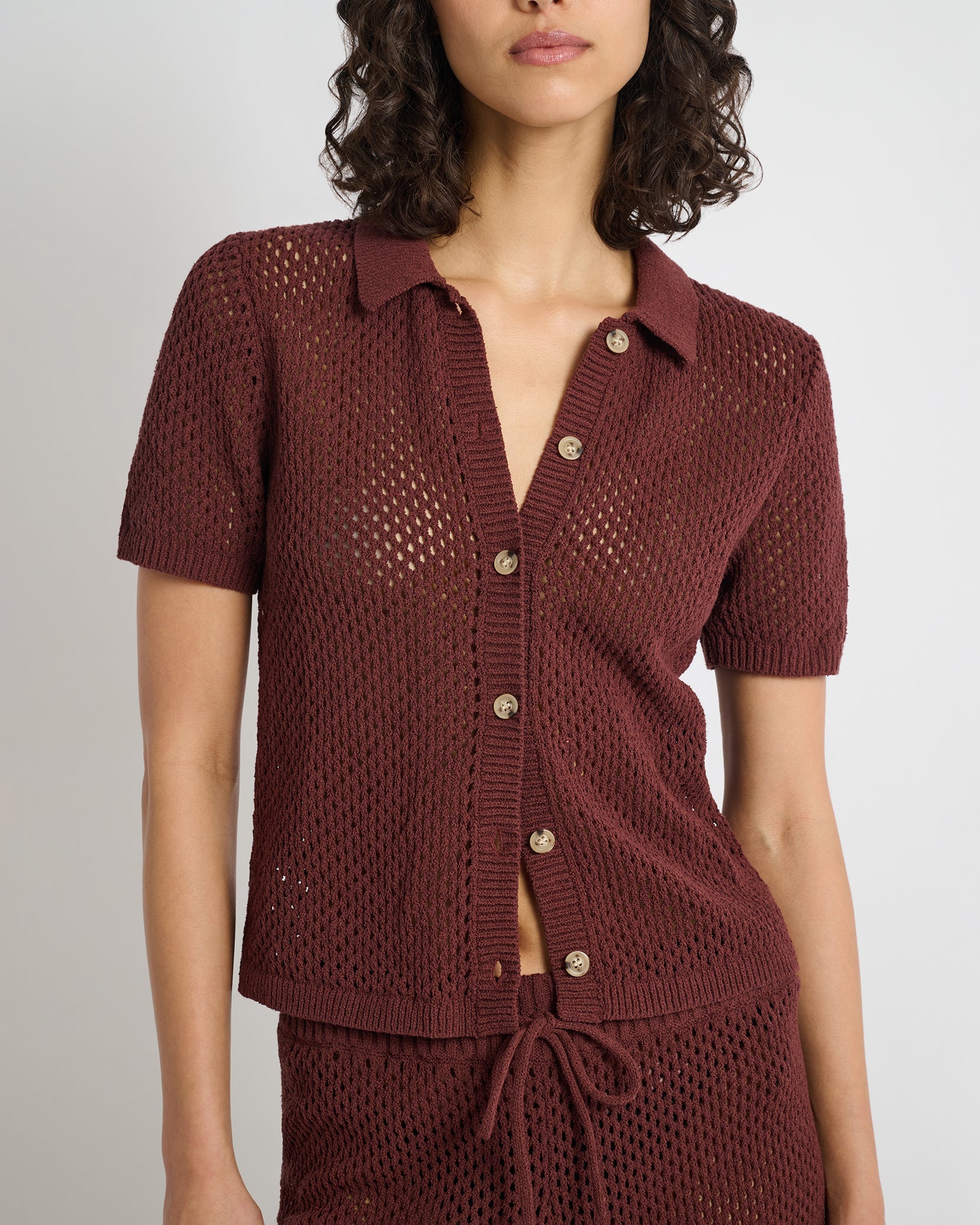 Crochet Knit Micro Short