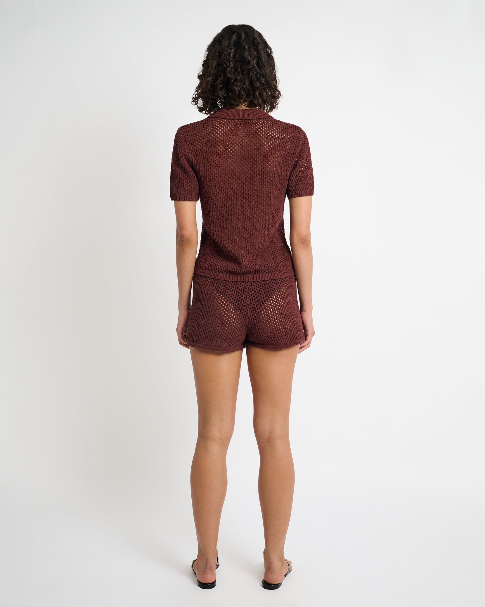 Crochet Knit Micro Short