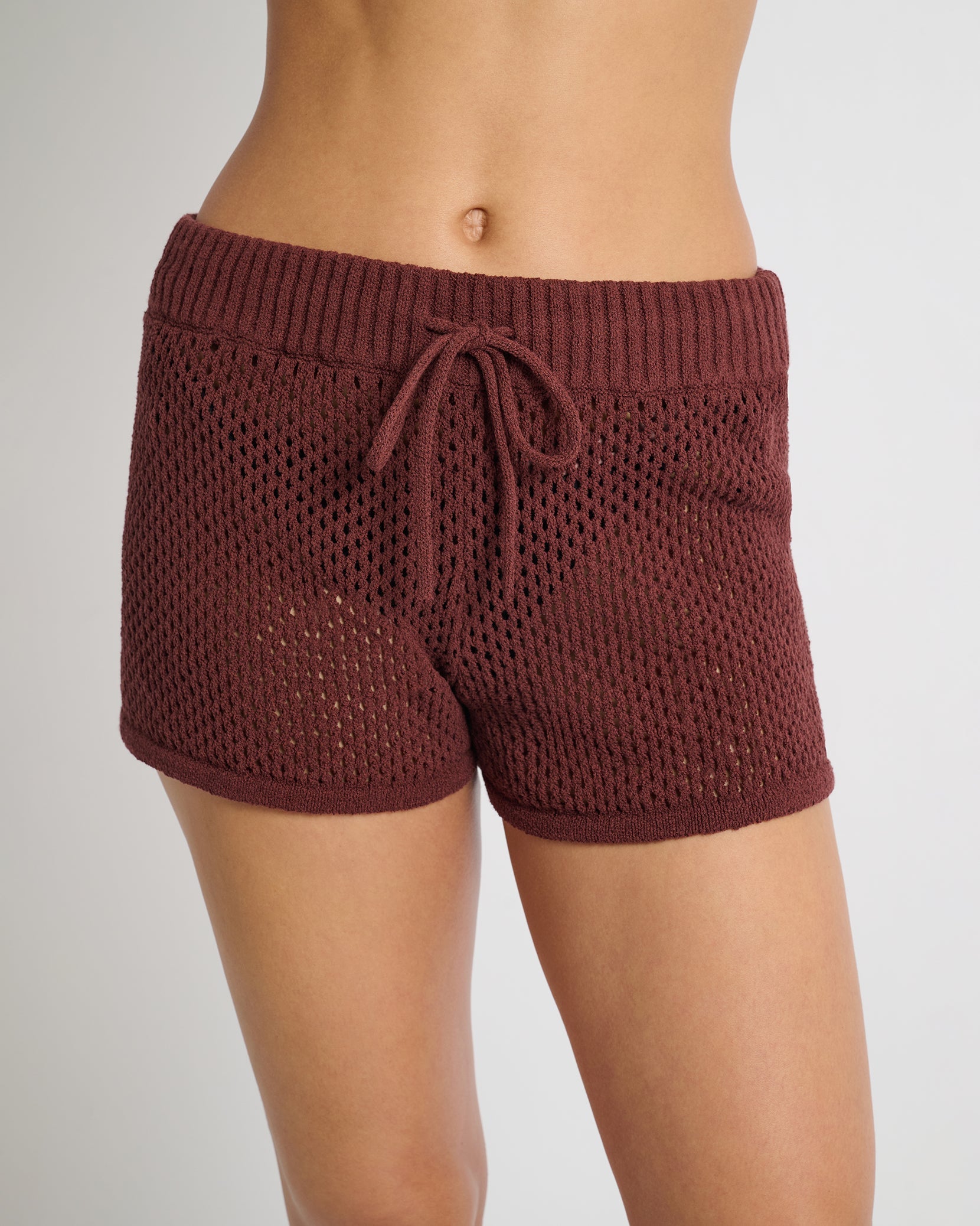 Crochet Knit Micro Short