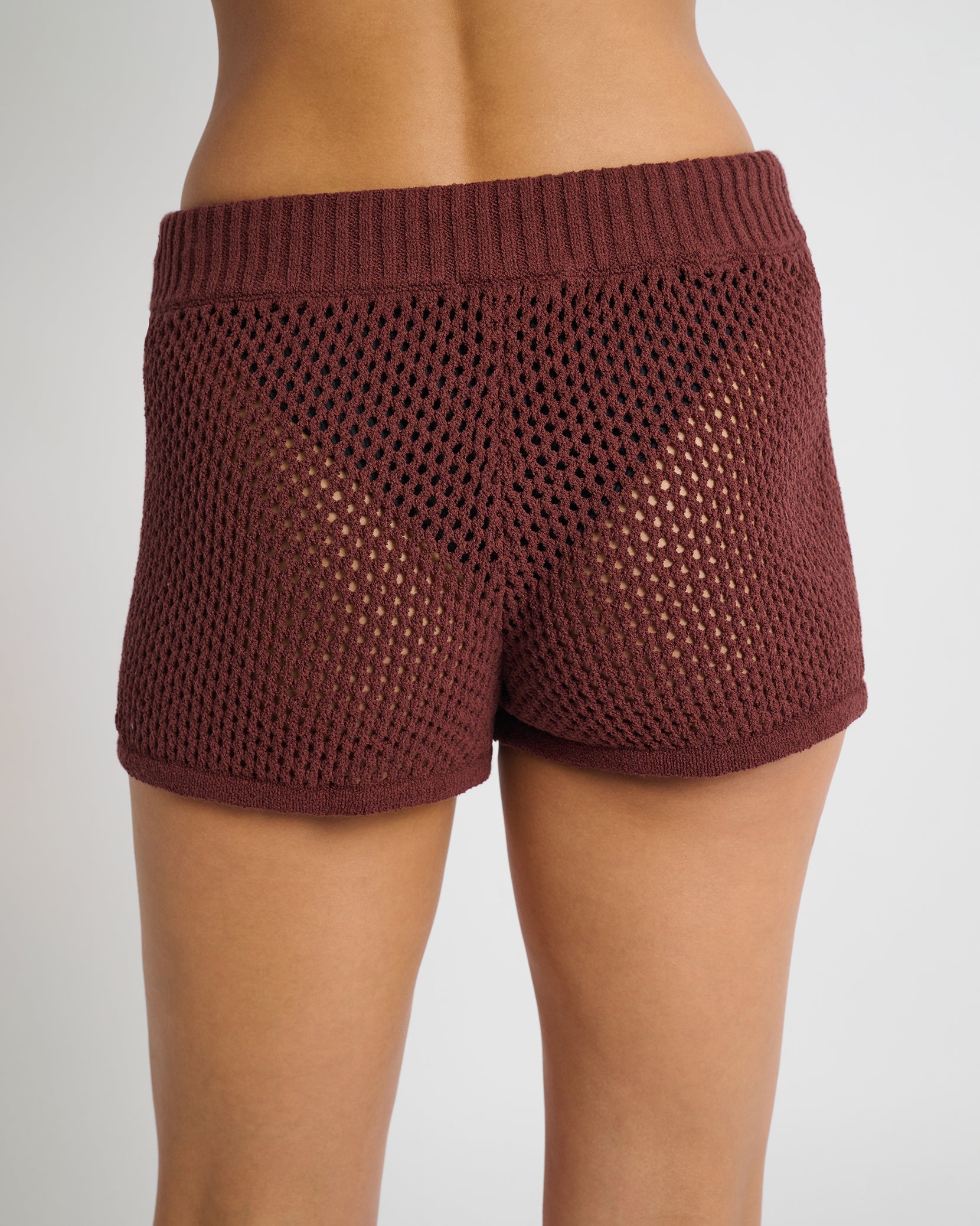 Crochet Knit Micro Short