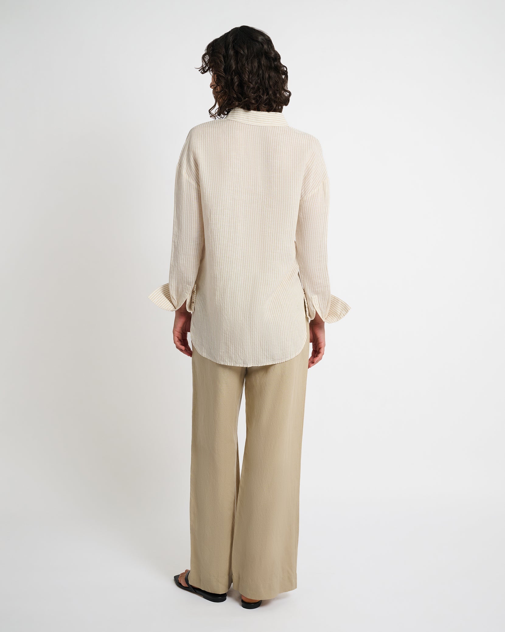Air Linen Pleated Trouser