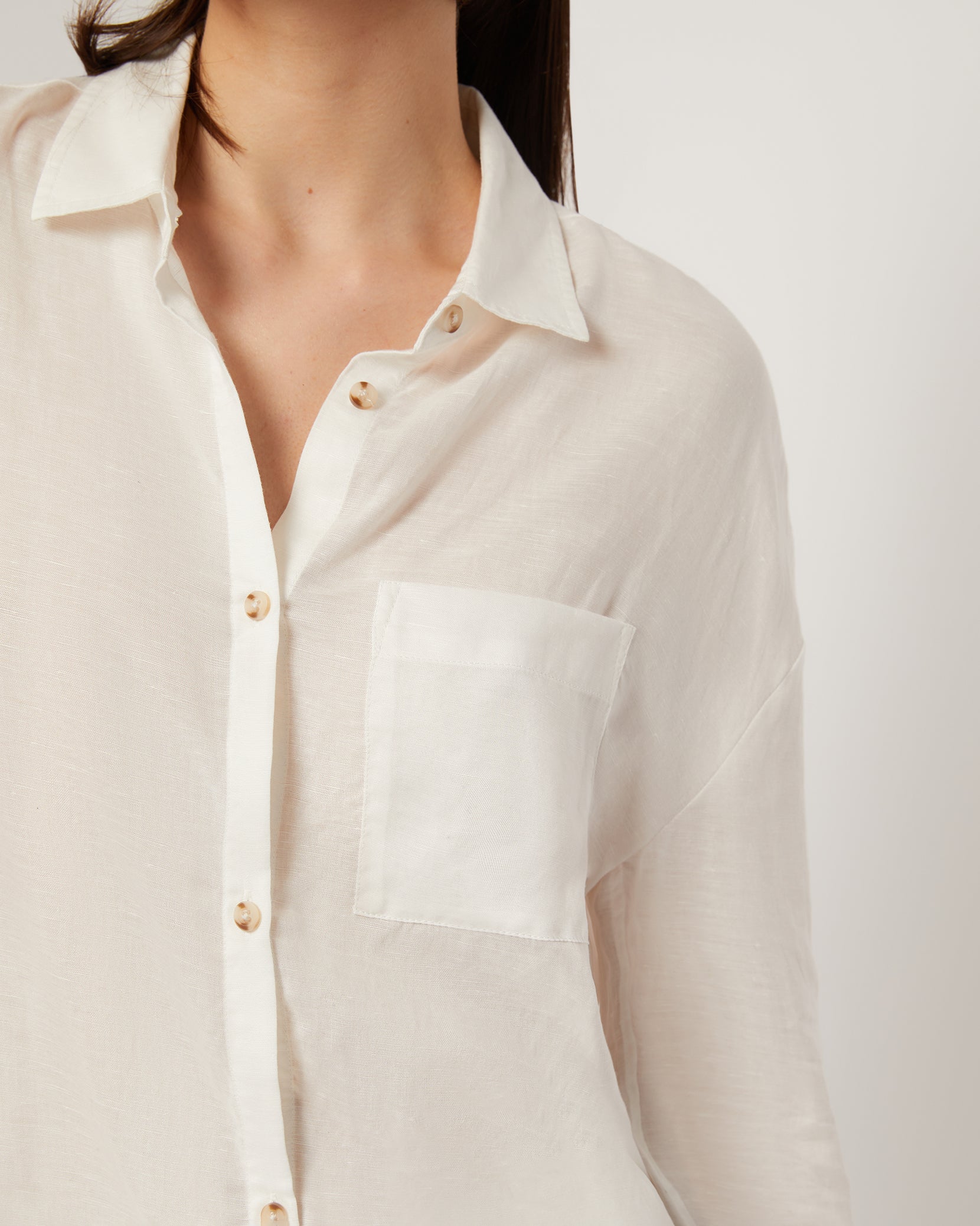 Air Linen Boyfriend Shirt