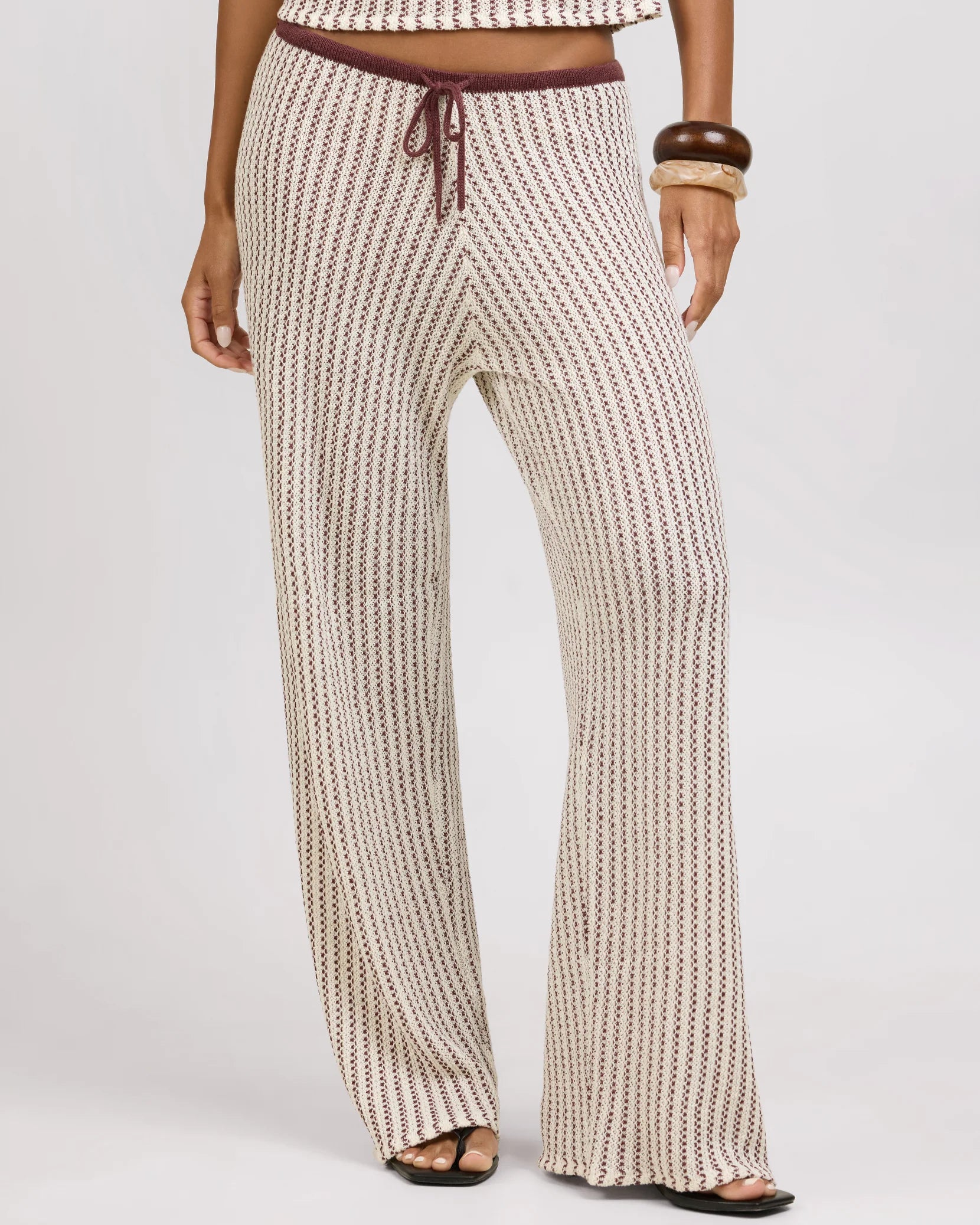 Onia Crochet Knit Drawstring Pant