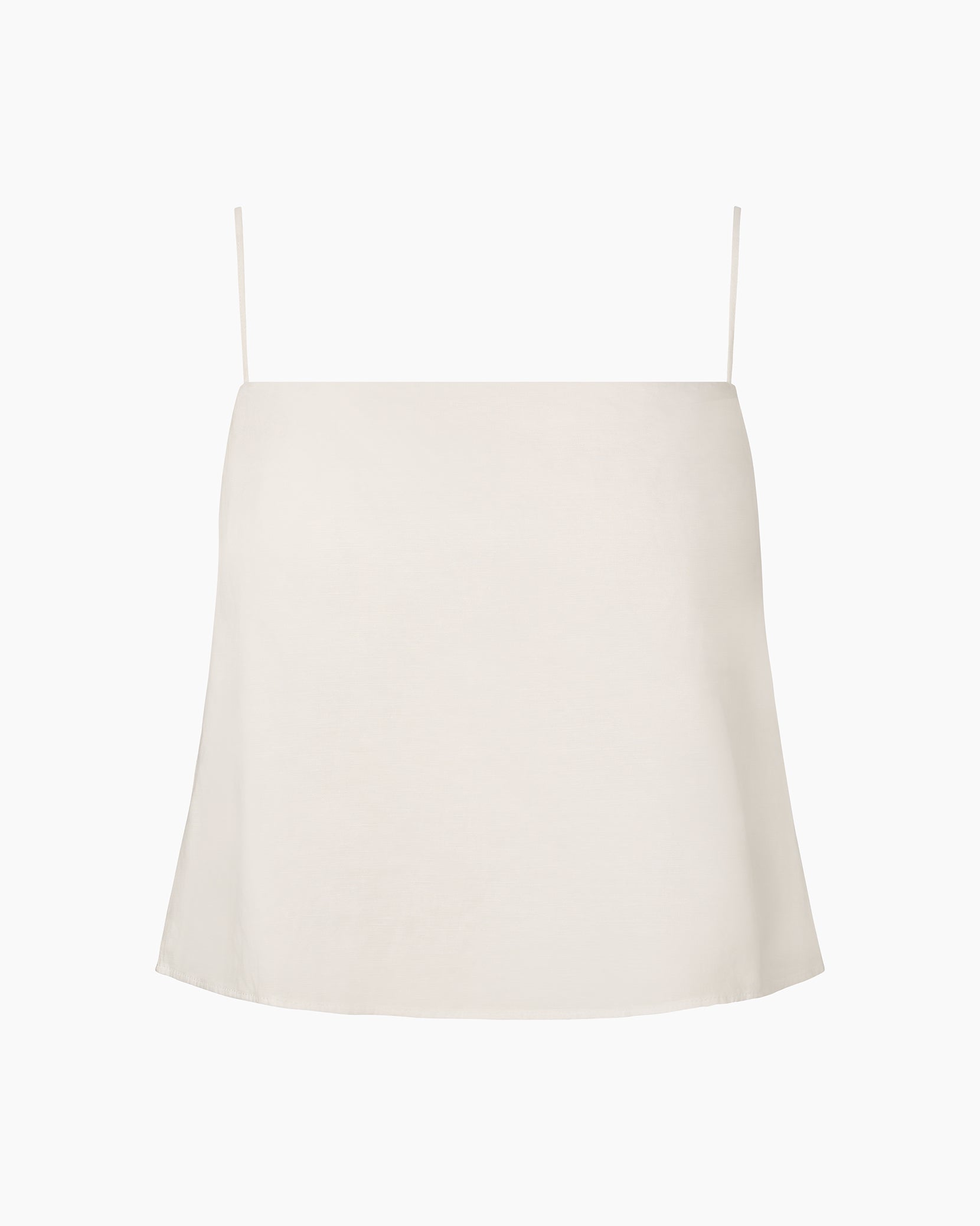 AIR LINEN SQAURE NECK TANK