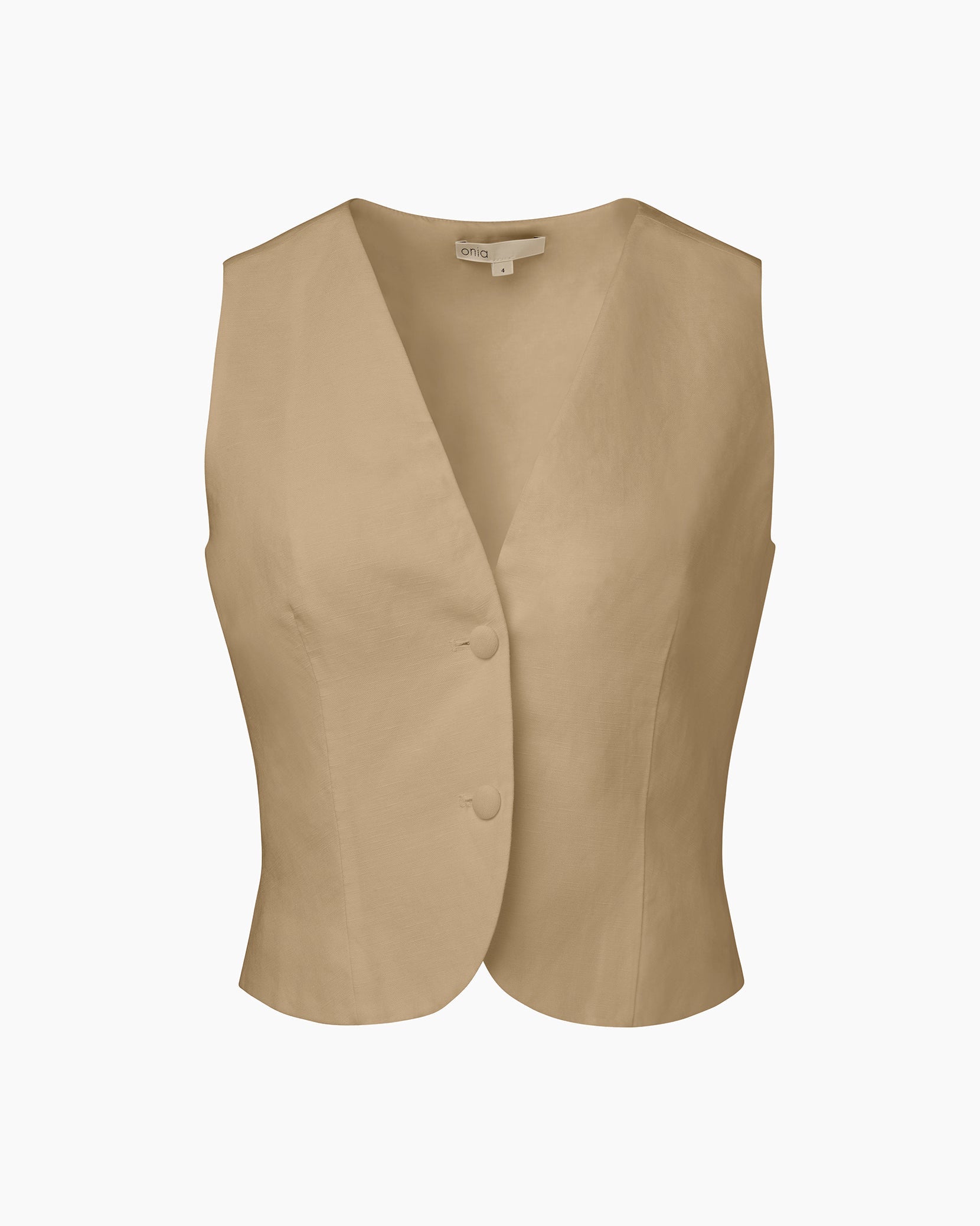 Air Linen Relaxed Vest
