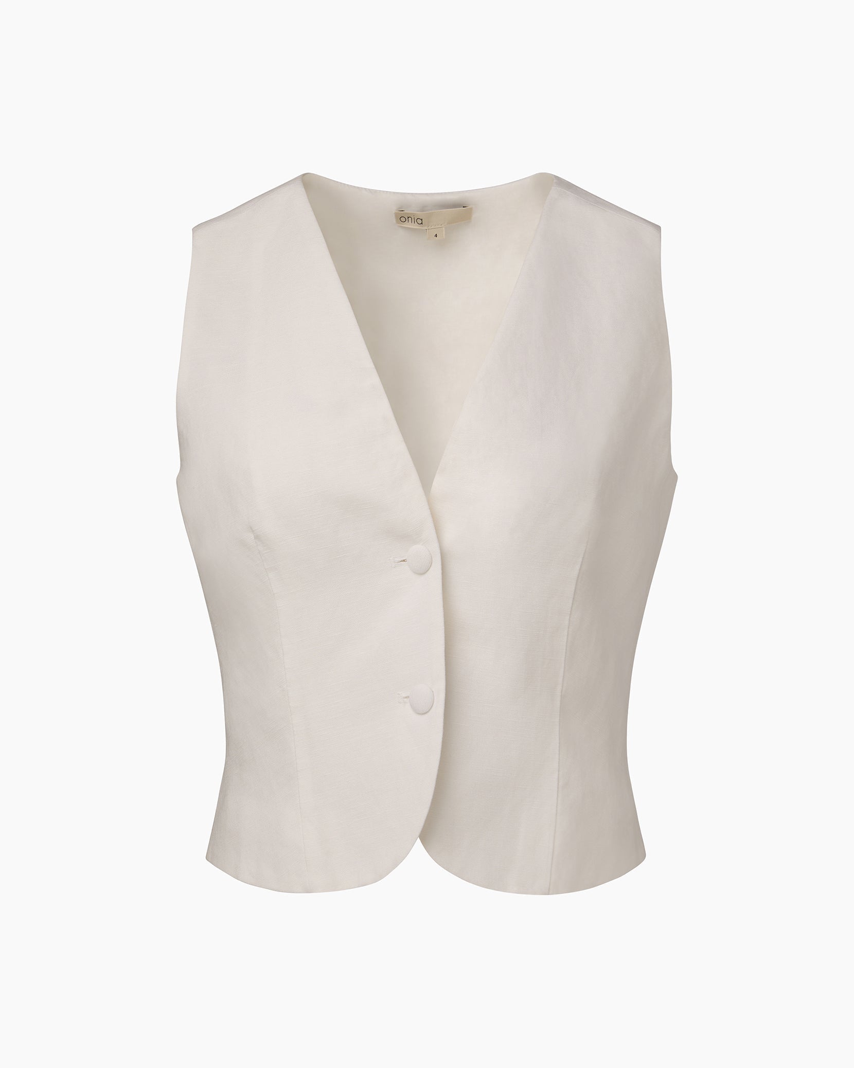 Air Linen Relaxed Vest