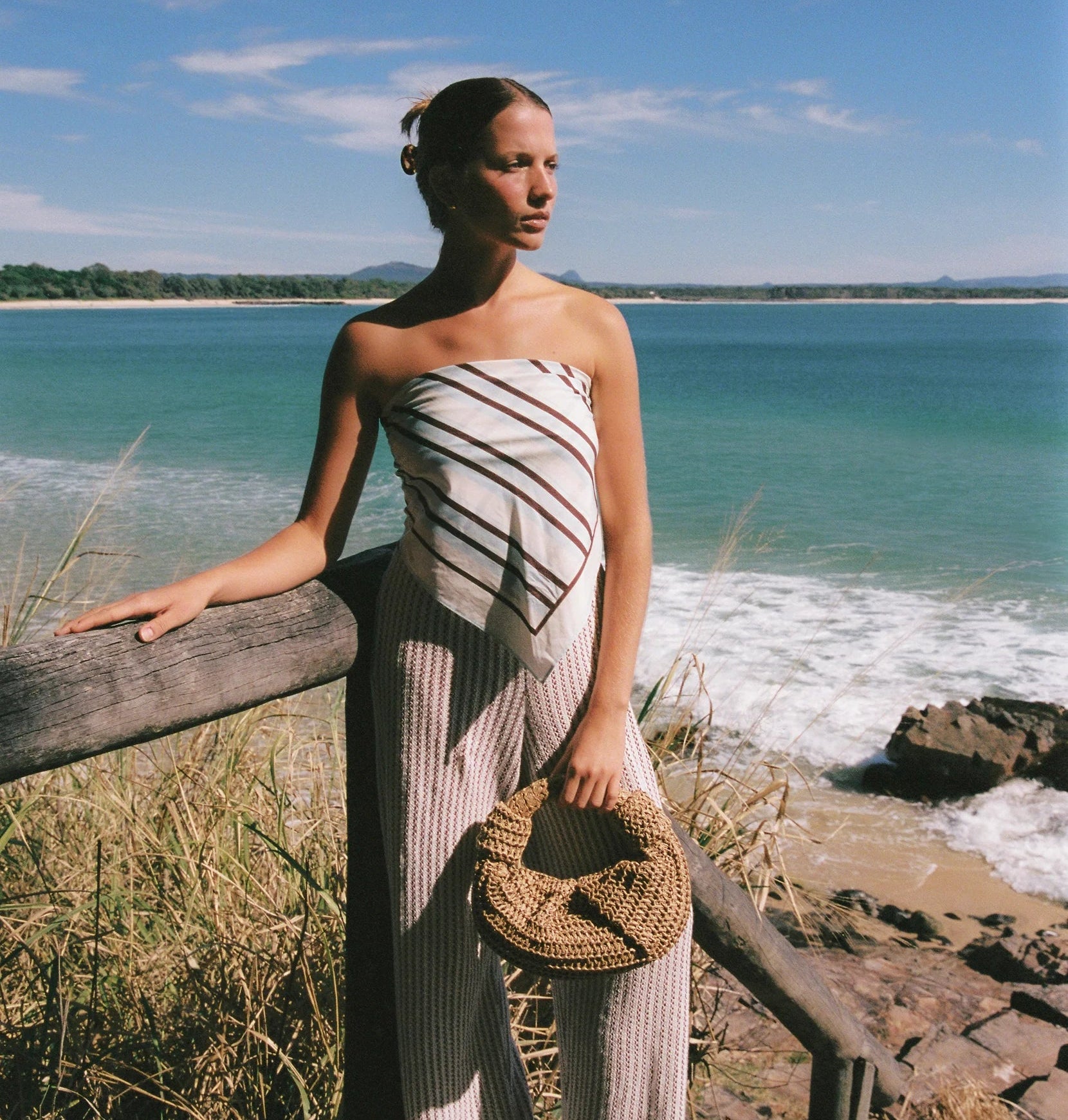 Onia Corfu Stripe Scarf