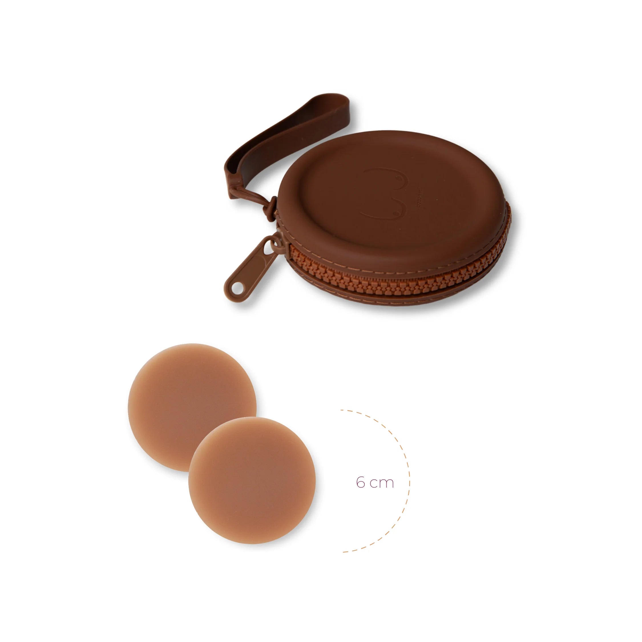 Boob-eez Headlight Hiders" + Silicone Travel Case