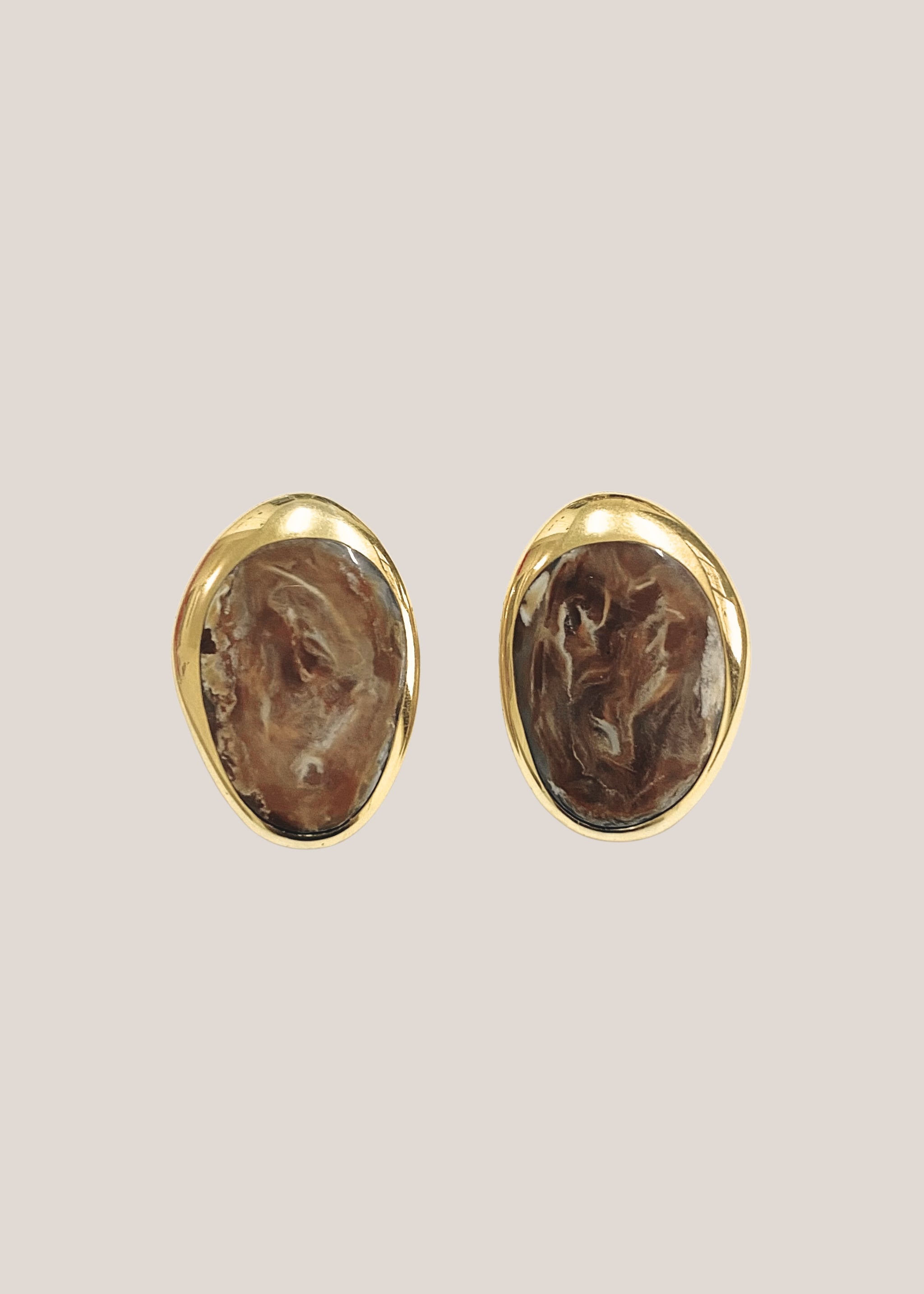Hasa Earrings | Walnut