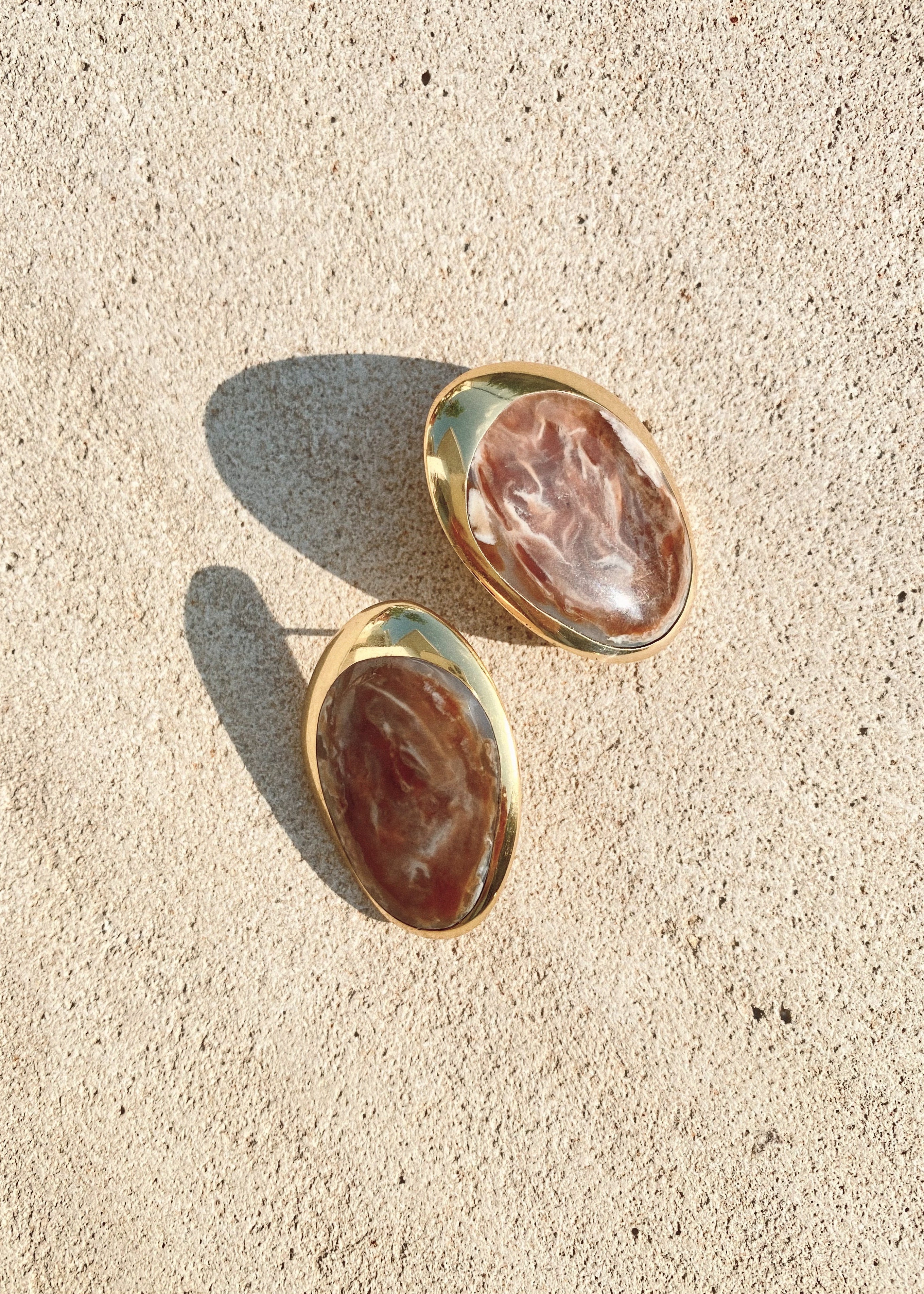 Hasa Earrings | Walnut