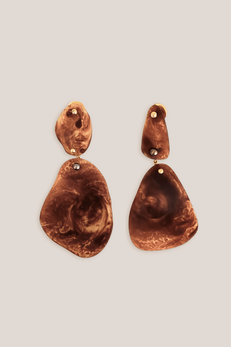 Senso Earrings | tortoise