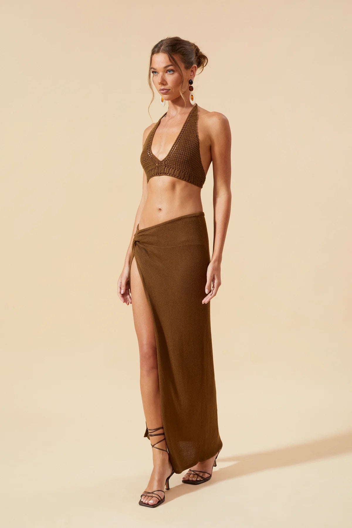 Flook Delani Skirt - Dark Olive
