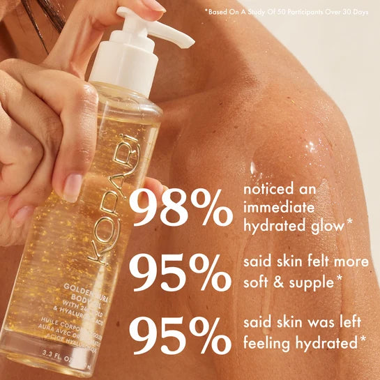 Kopari Golden Aura Body Oil with 24K Gold & Hyaluronic Acid