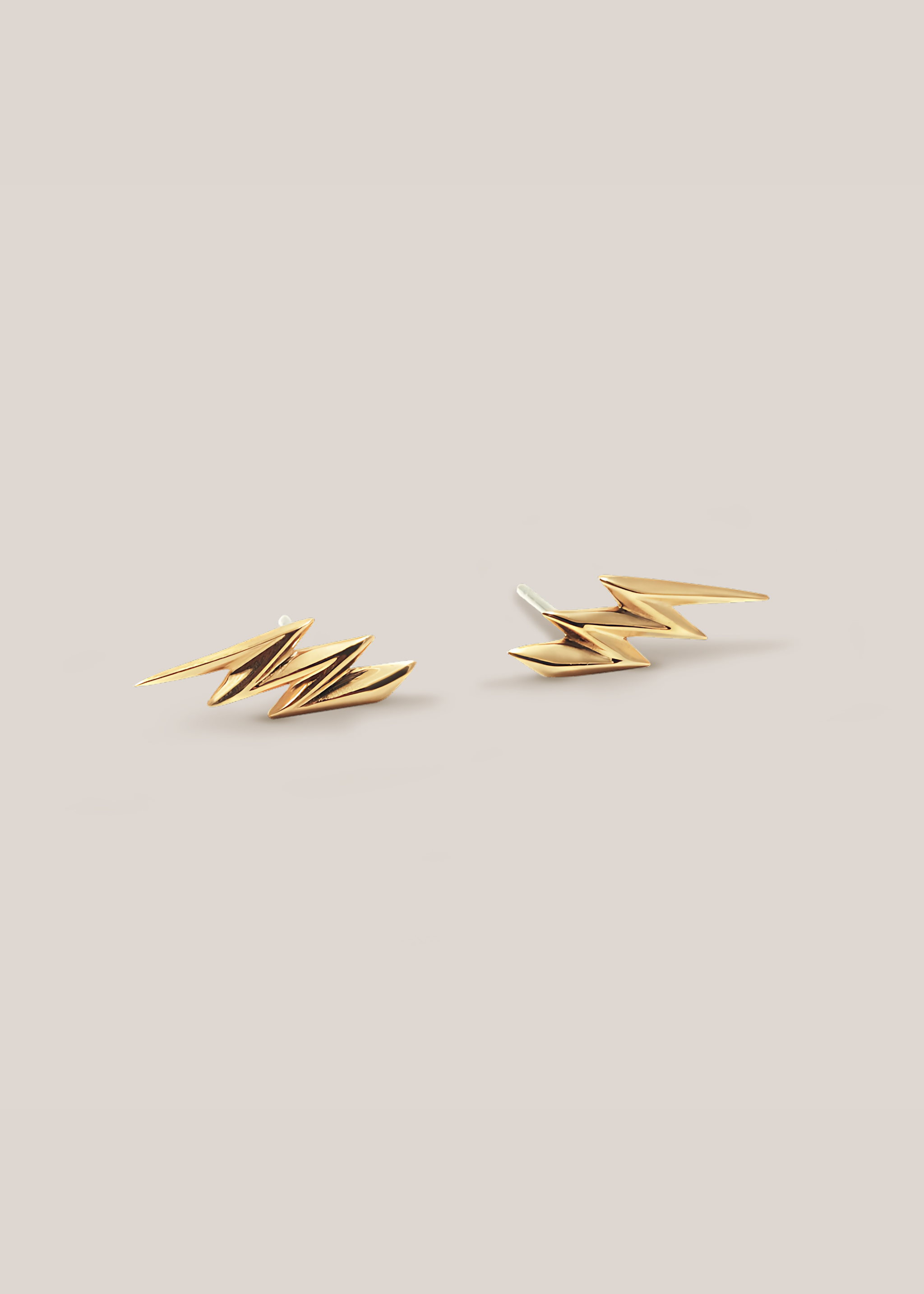 Lightening Studs / gold