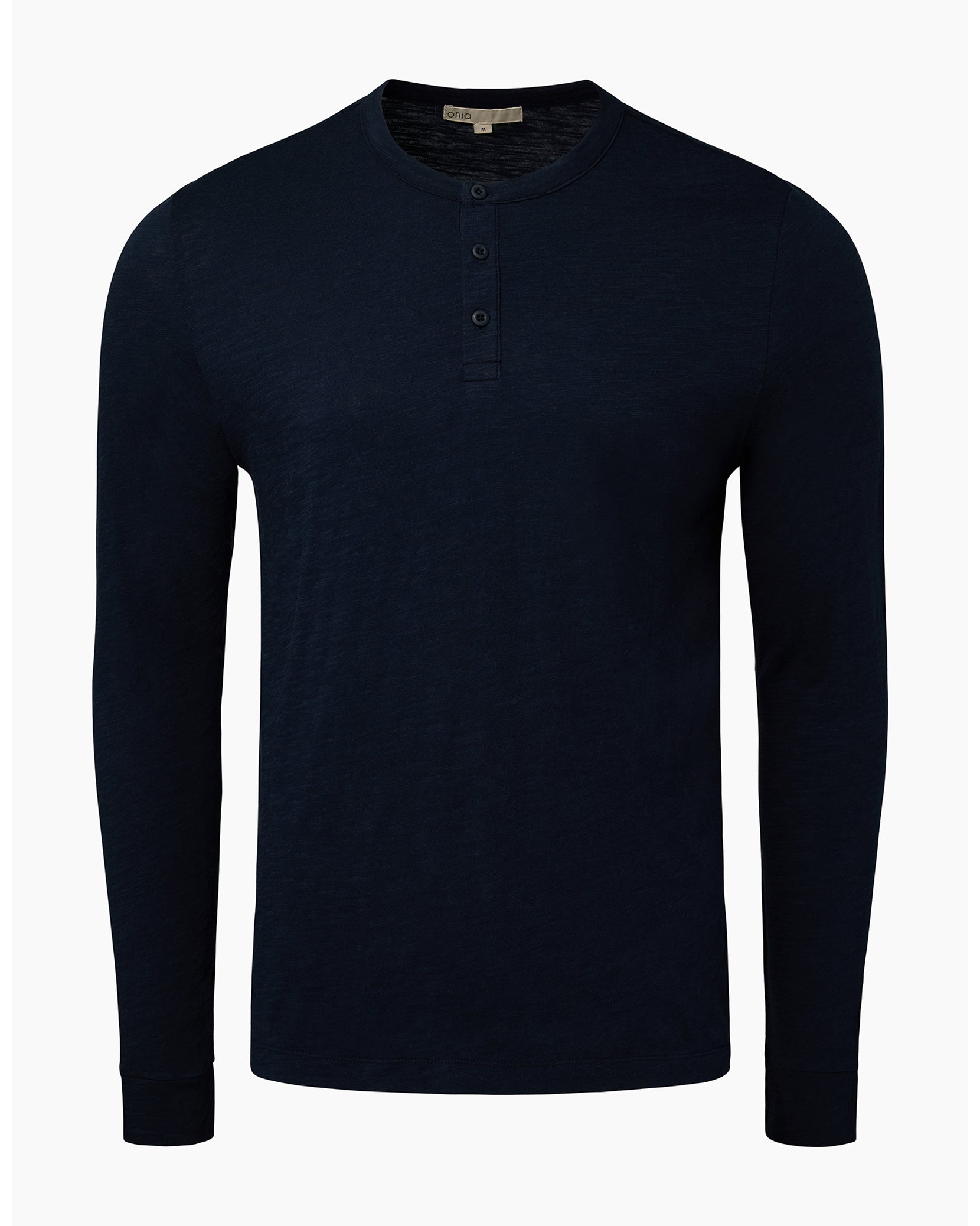 Long Sleeve Slub Henley