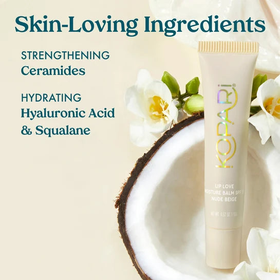 Kopari Lip Love Moisture Balm SPF 30 - Nude Beige