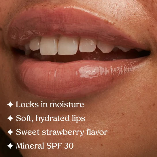 Kopari Lip Love Moisture Balm SPF 30 - Pink Strawberry