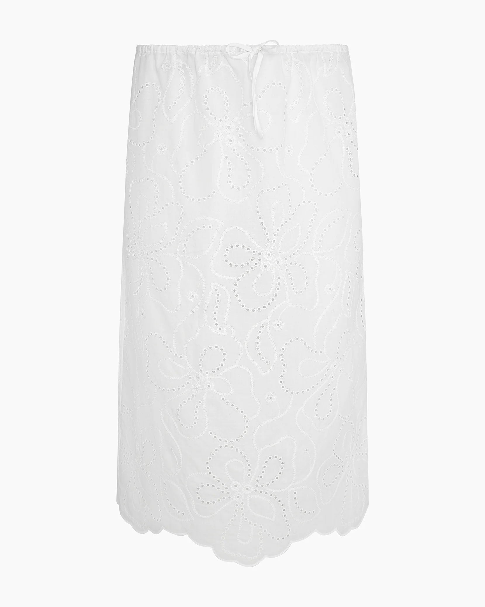 Onia Drawstring Midi Skirt