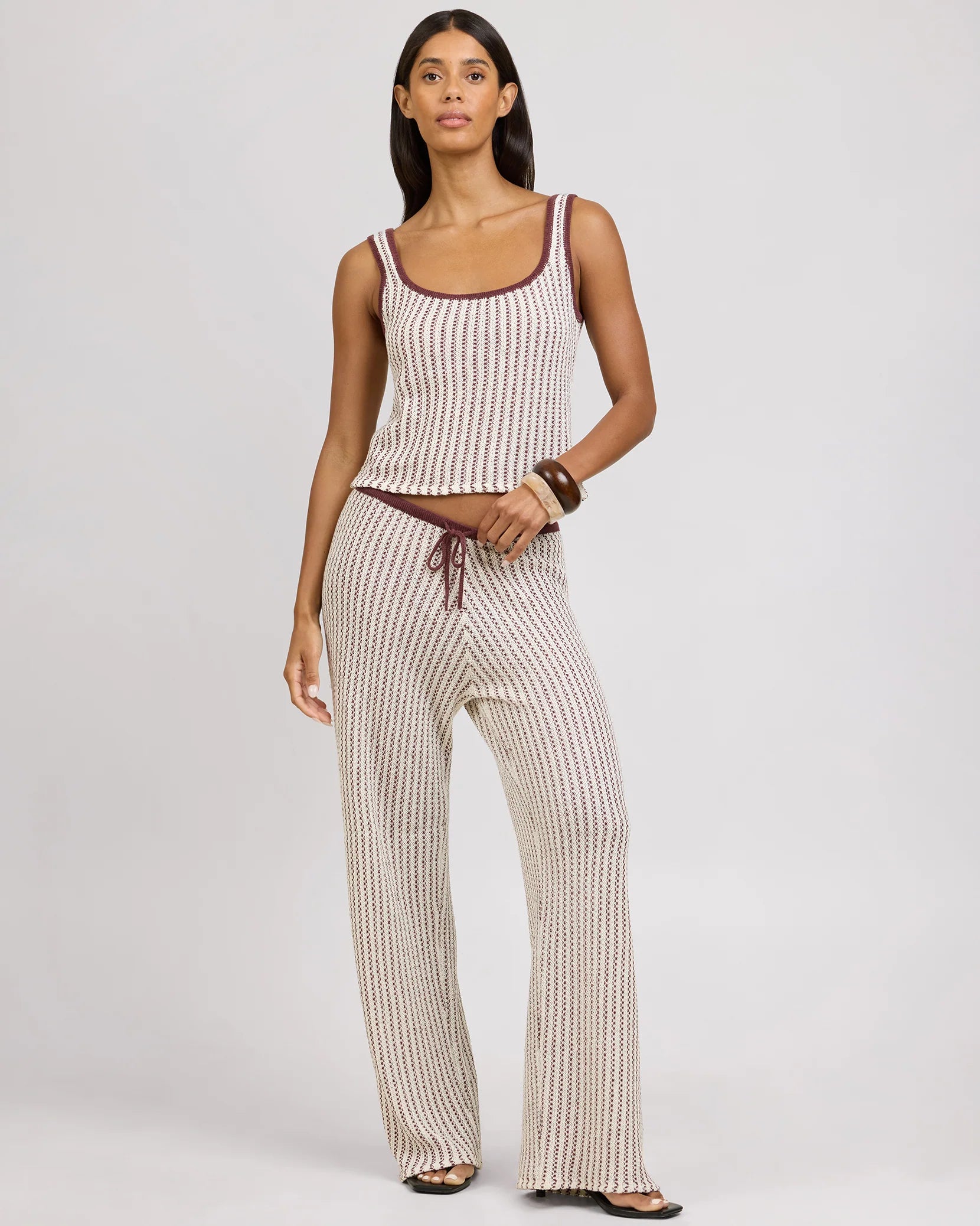 Onia Crochet Knit Drawstring Pant