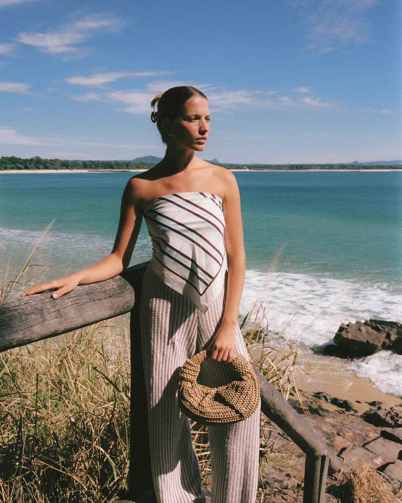 Onia Corfu Stripe Scarf